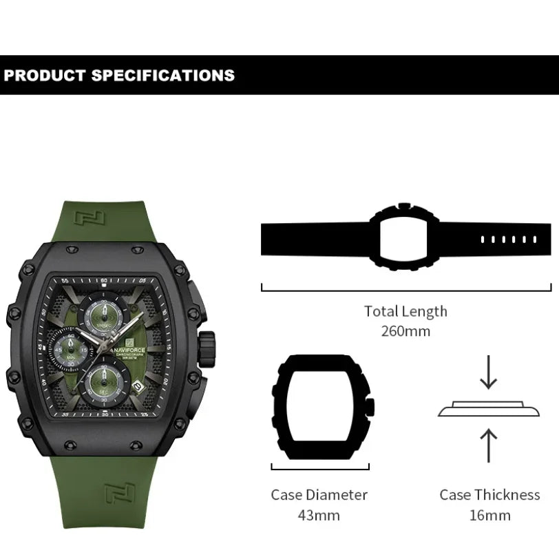 NAVIFORCE Men Sport NF8070